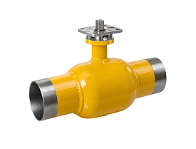 Кран шаровой газовый П/П приварной под электропривод LD, КШЦП Э Gas...